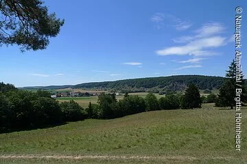 Blick auf die Mauerner Höhlen