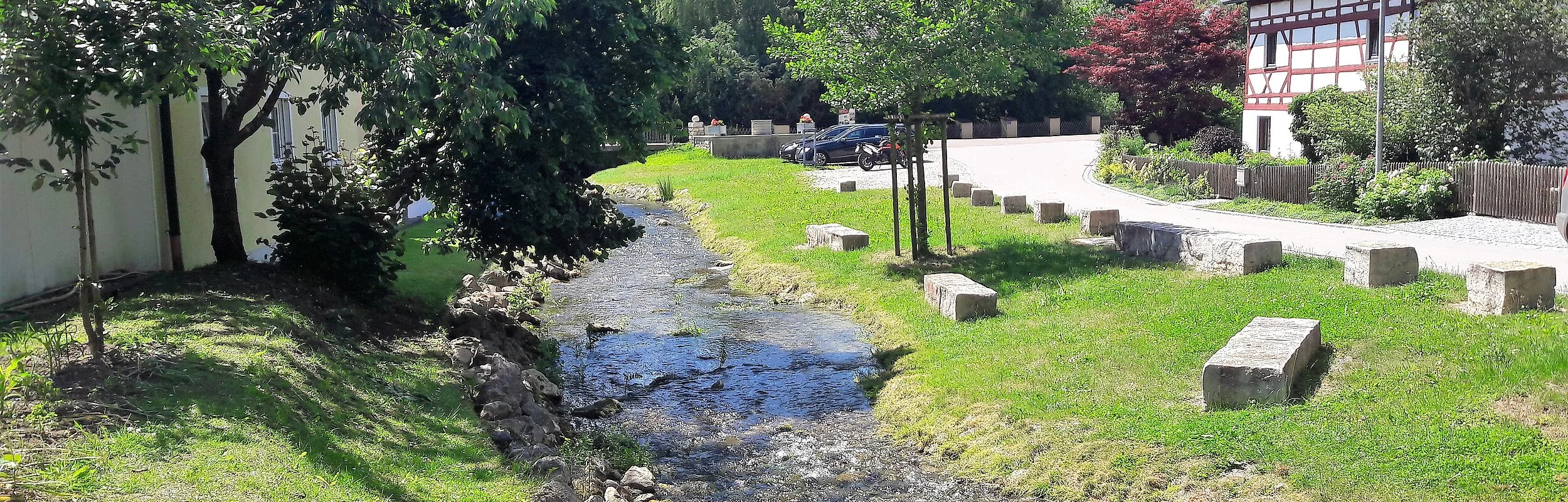 Bachlauf am Grünen Topf in Kipfenberg-Grösdorf