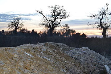 Steinbrüche im Abendlicht