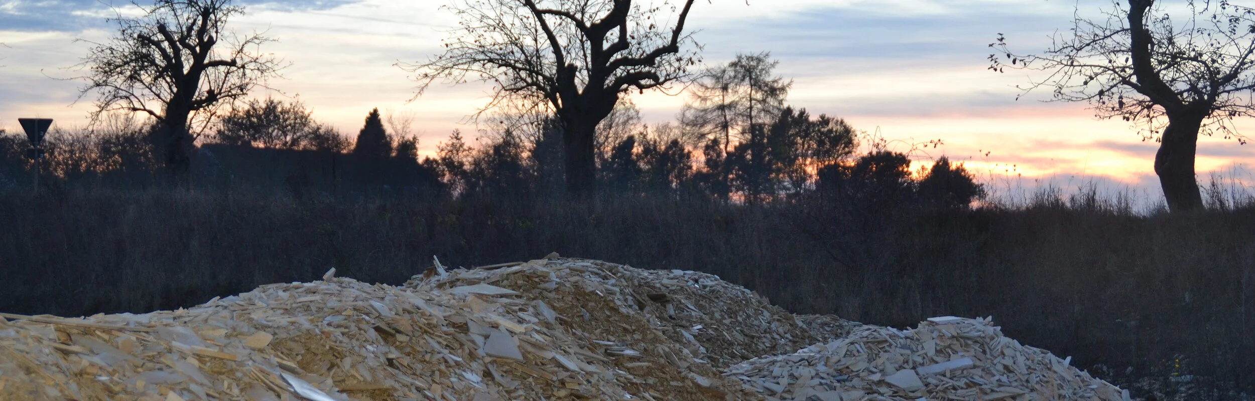 Steinbrüche im Abendlicht