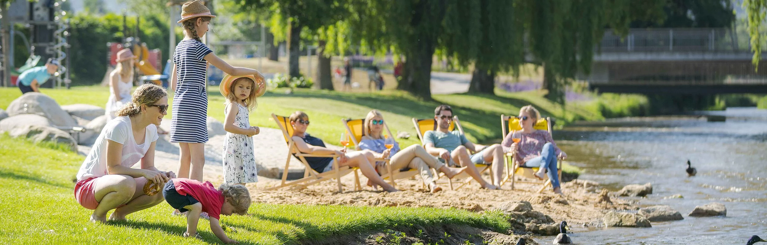 Wasserspielplatz im Sulzpark